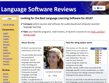 Tablet Screenshot of languagesoftware.net